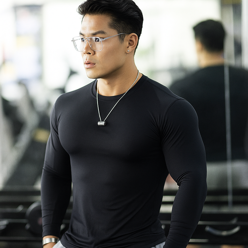 T-shirt manche longue homme, pratique, technique,thermique, hydrophobe