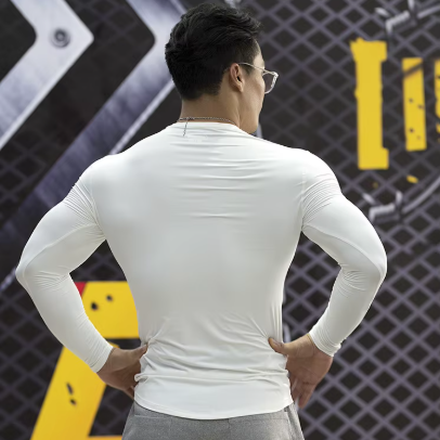 T-shirt manche longue pour homme hydrophobe et thermique