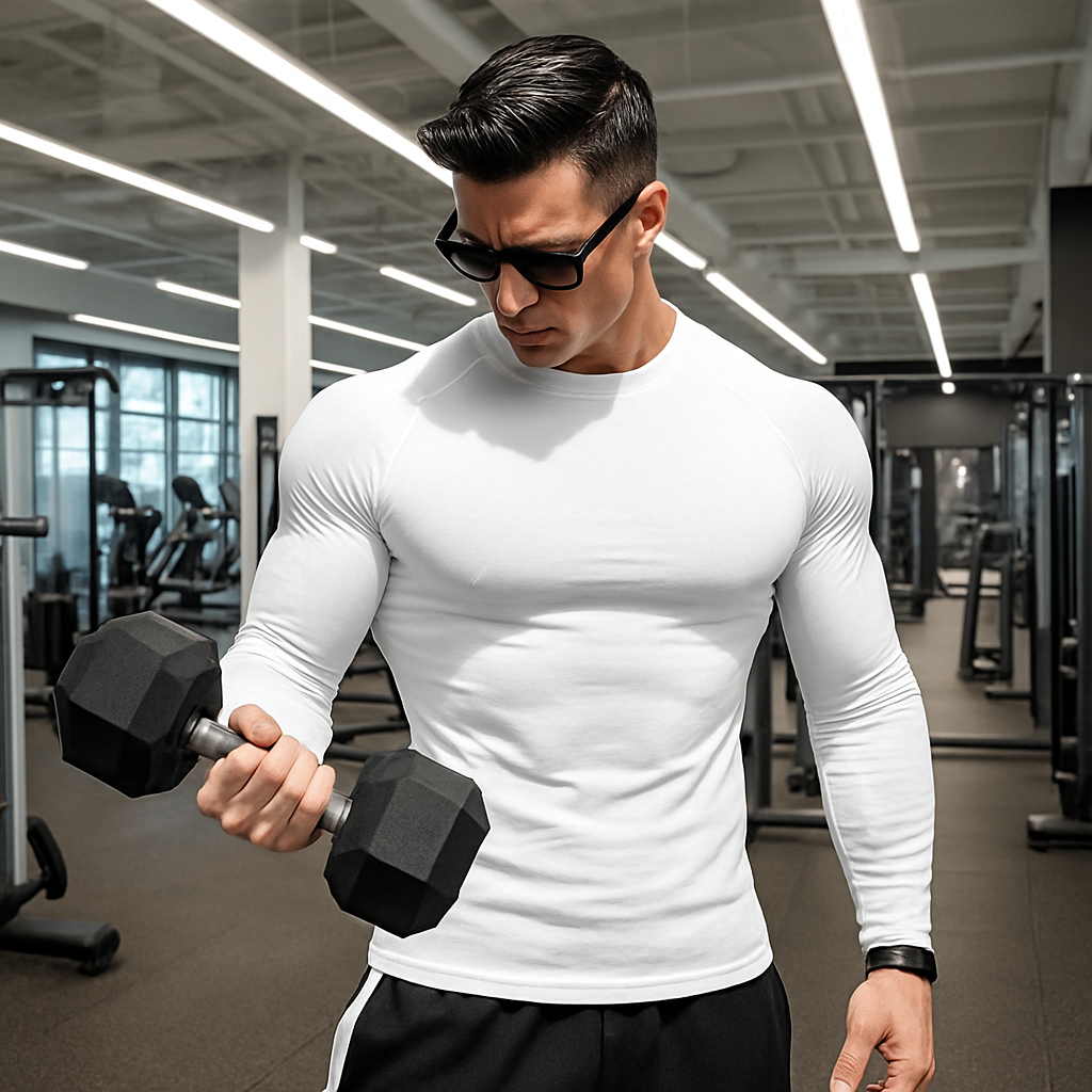 T-shirt manche longue homme pour tous les sports